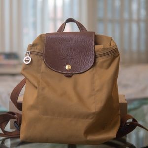 Longchamp Mini Le Pliage Canvas Backpack